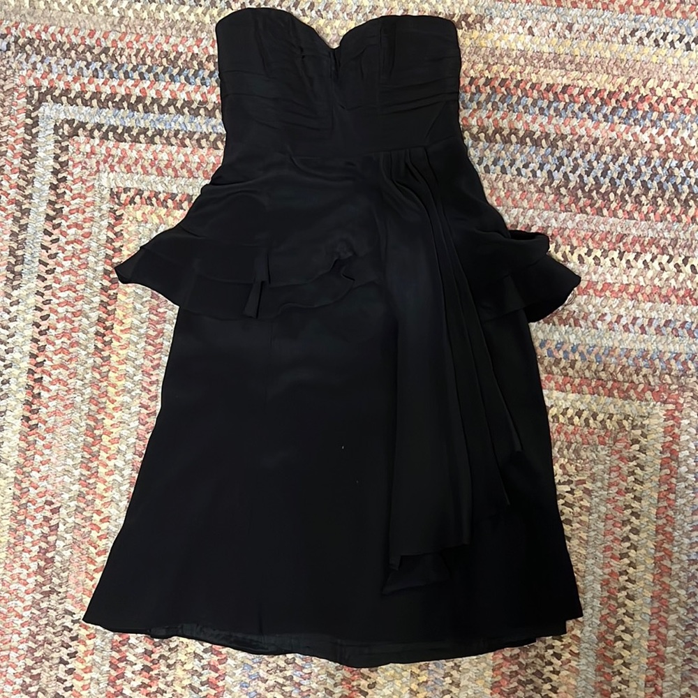 Nanette Lepore sweetheart 100% silk cocktail dress